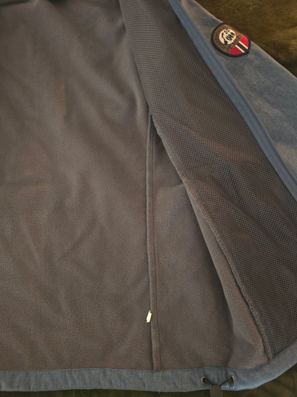 Scandinavian Explorer Softshell Jacket Women's XS Blue Hooded Fleece Lined - Picture 11 of 11